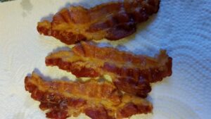 Æggekage bagt i ovn.