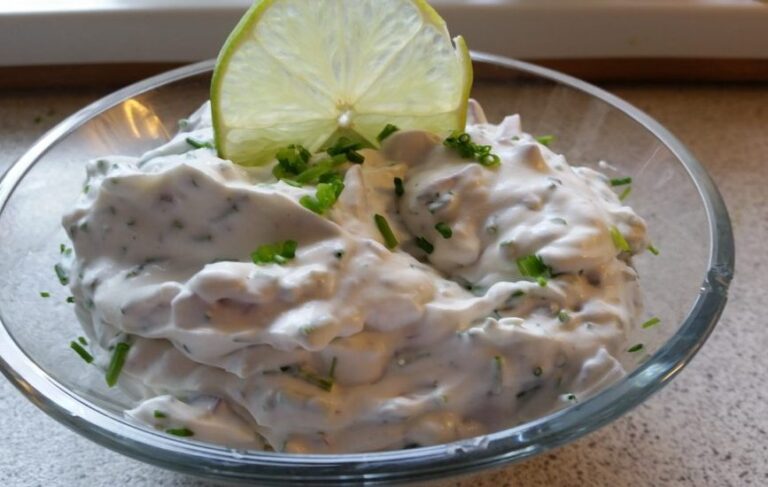 Lækker dressing til røget laks.