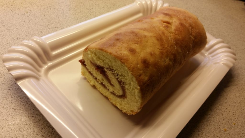 Jordbær roulade