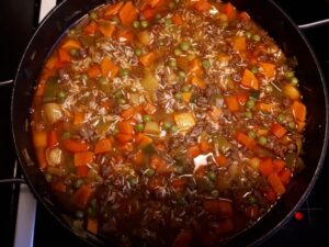 Risret simrer nu med ris