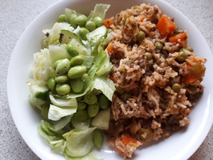 Risret med søde kartofler og porrer