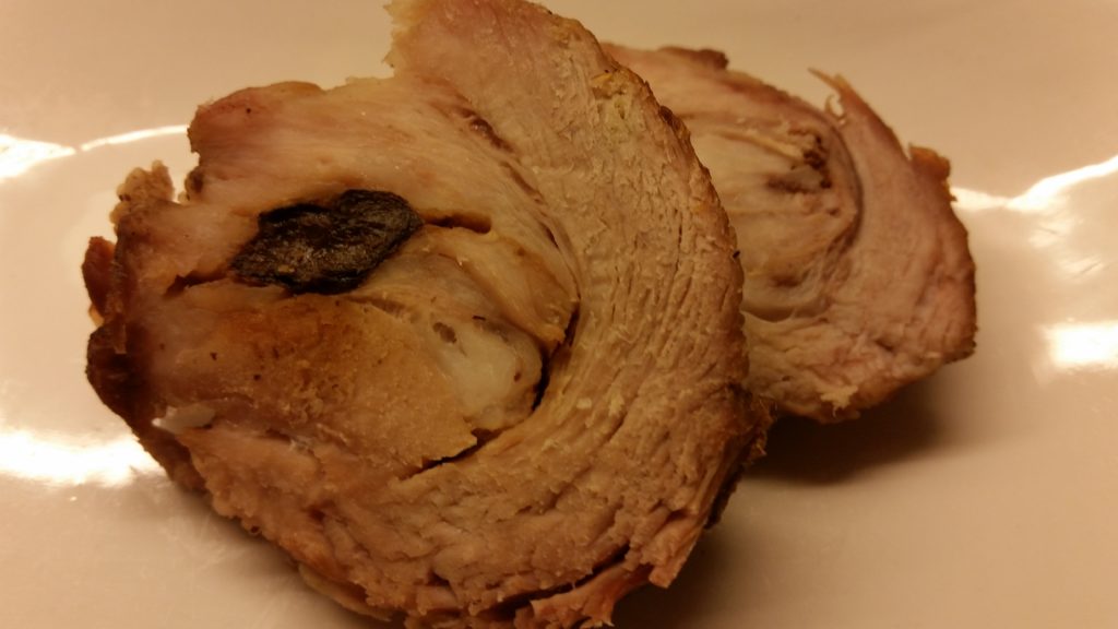 Rullesteg med svesker.