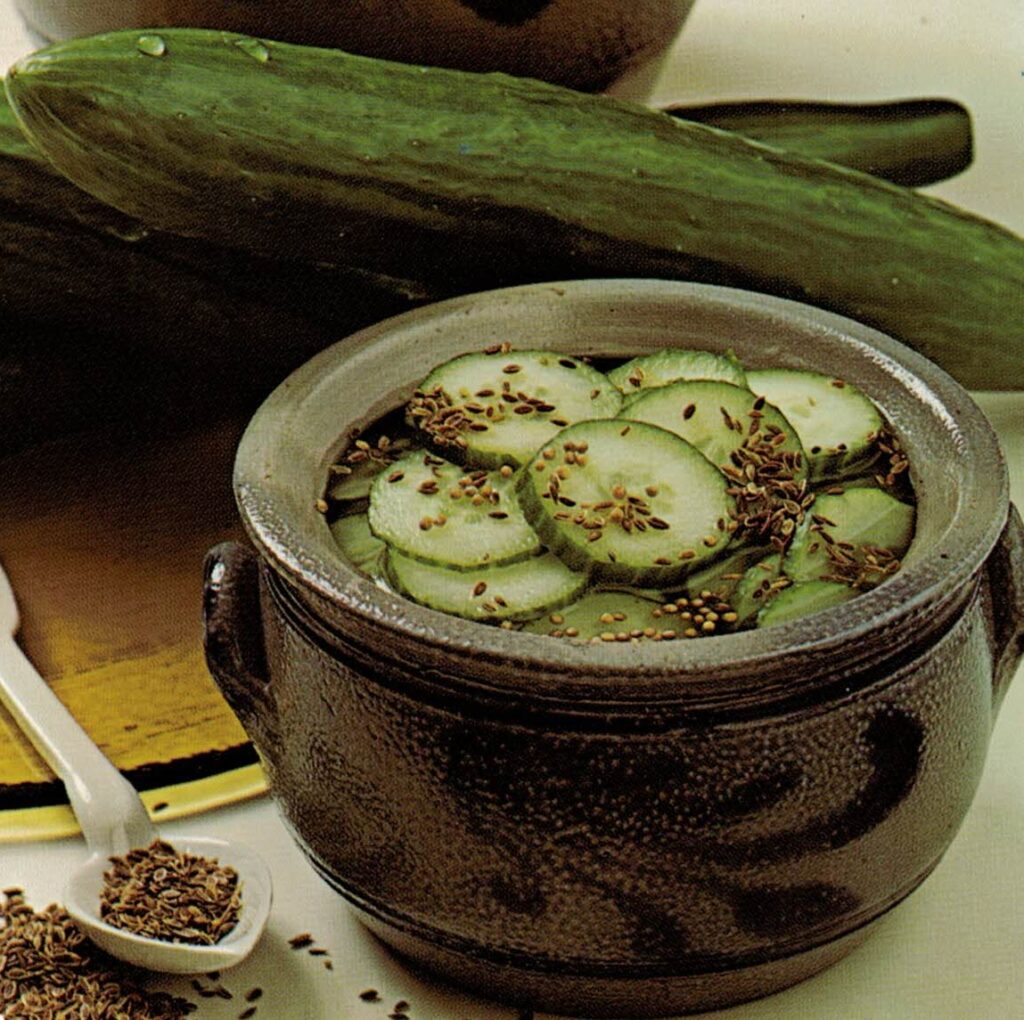 Syltede salatagurker