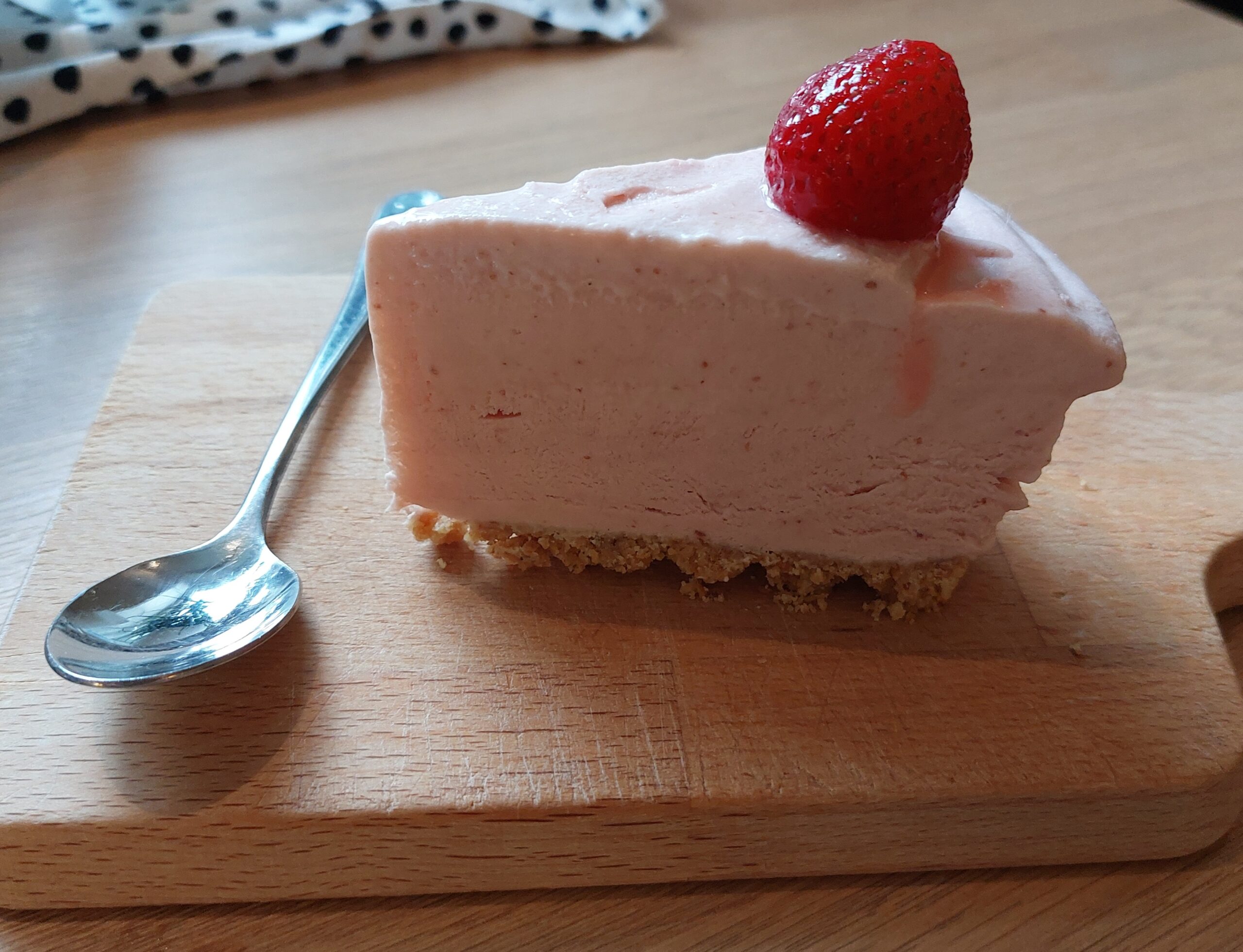 Jordbær cheesecake