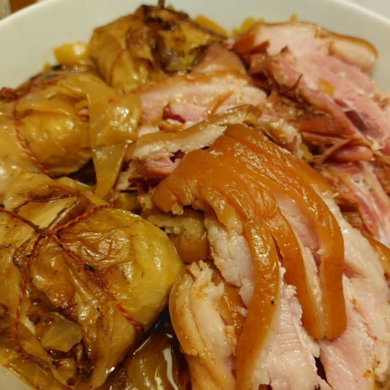 brunkål med flæsk